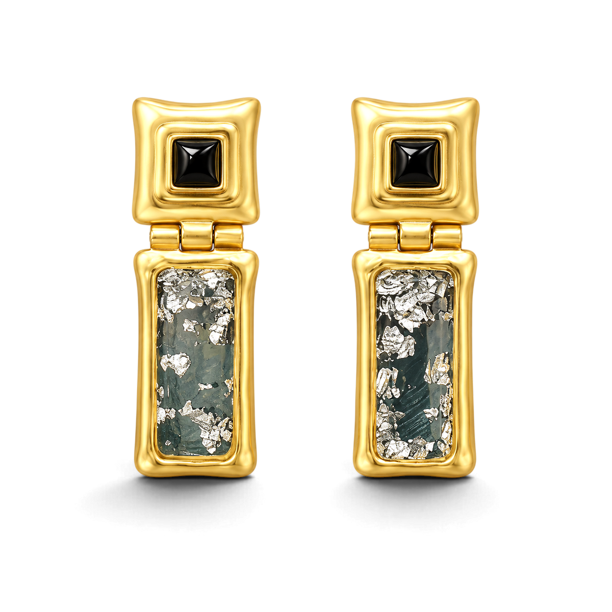 Lucienne Earrings | Crystal Geometric Earrings