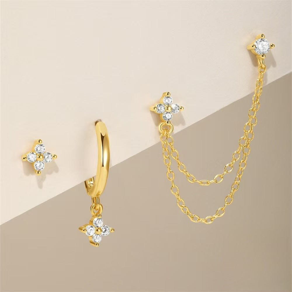 Celestial Drip Earrings Stack