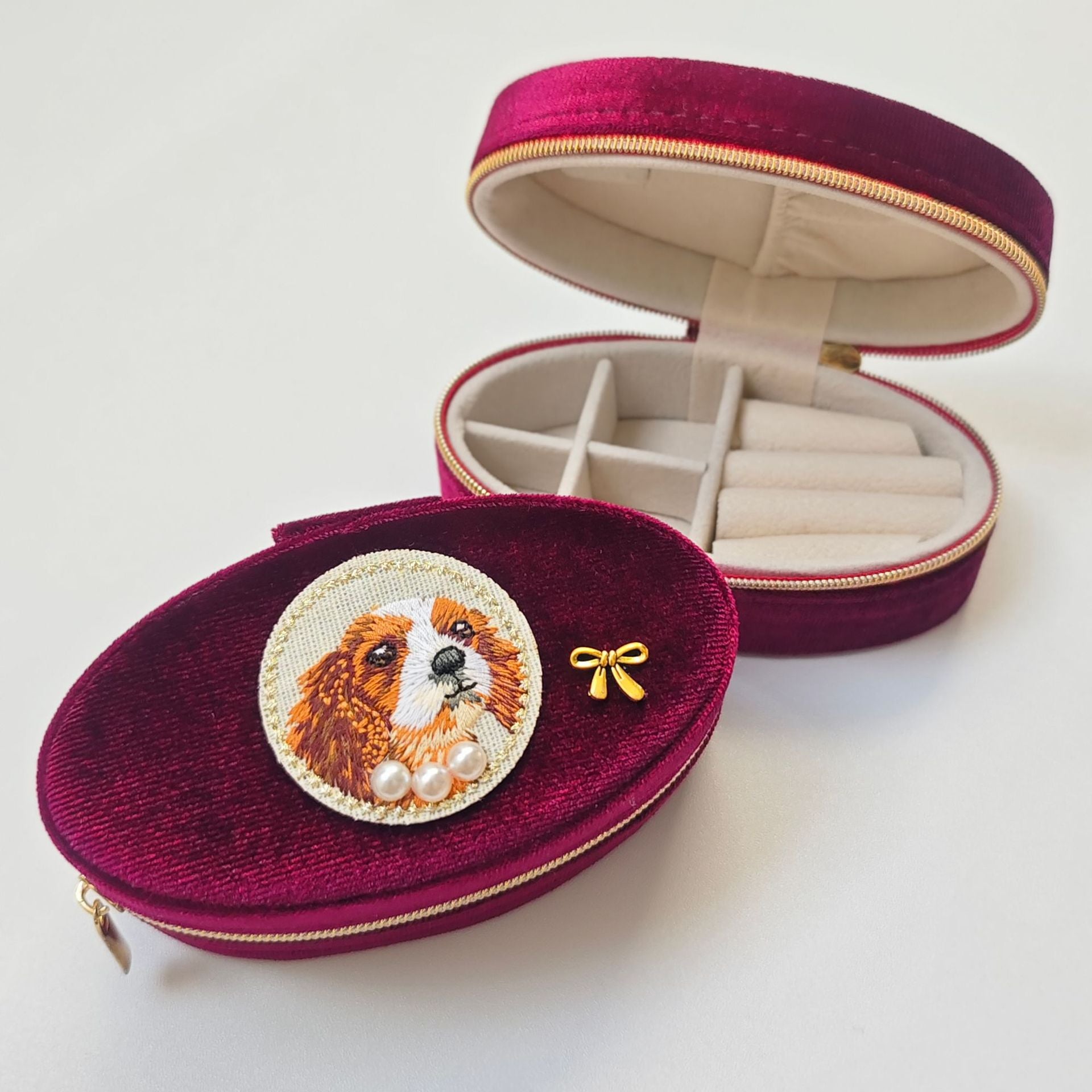 Paws & Pearls Jewelry Case