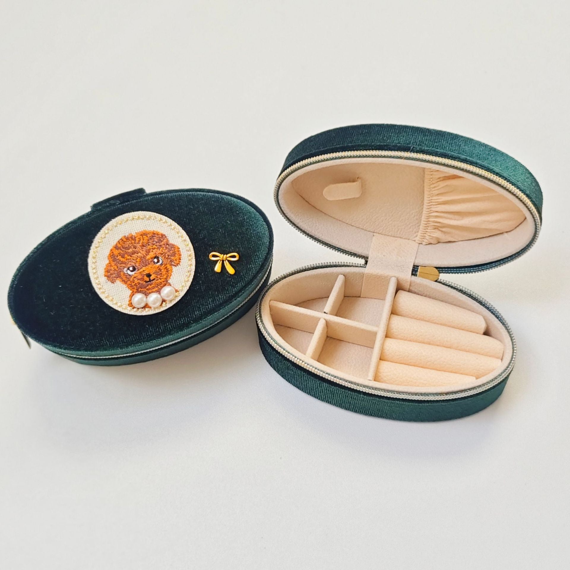 Paws & Pearls Jewelry Case