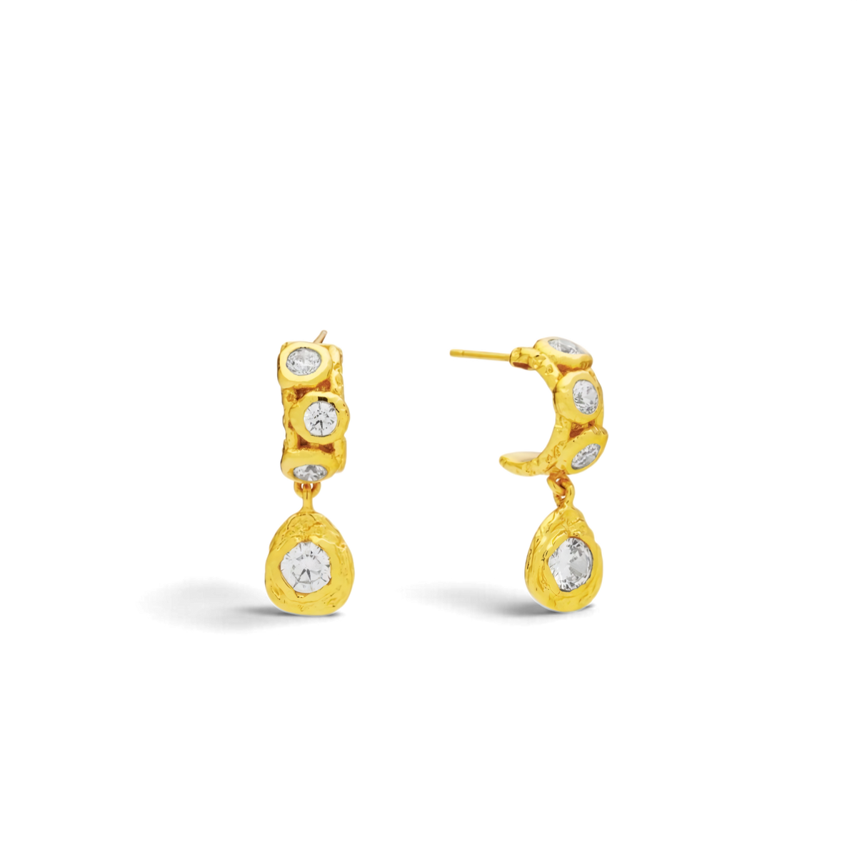 Althea Earrings | Teardrop Crystal Earrings
