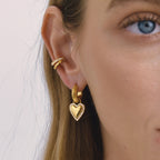 Honey Heart Earrings