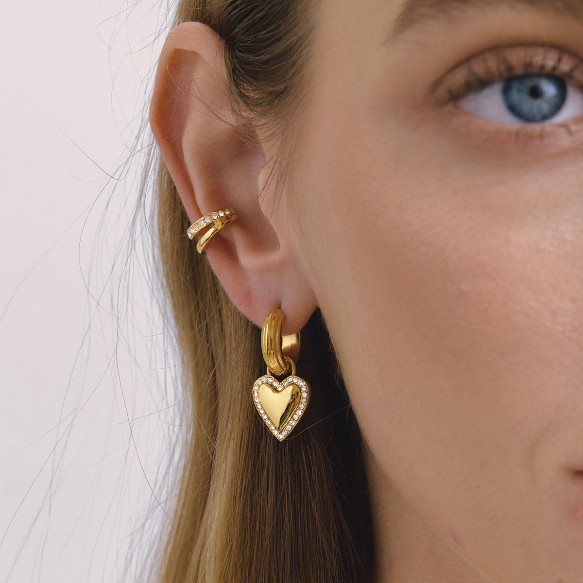 Honey Heart Earrings