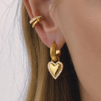 Honey Heart Earrings