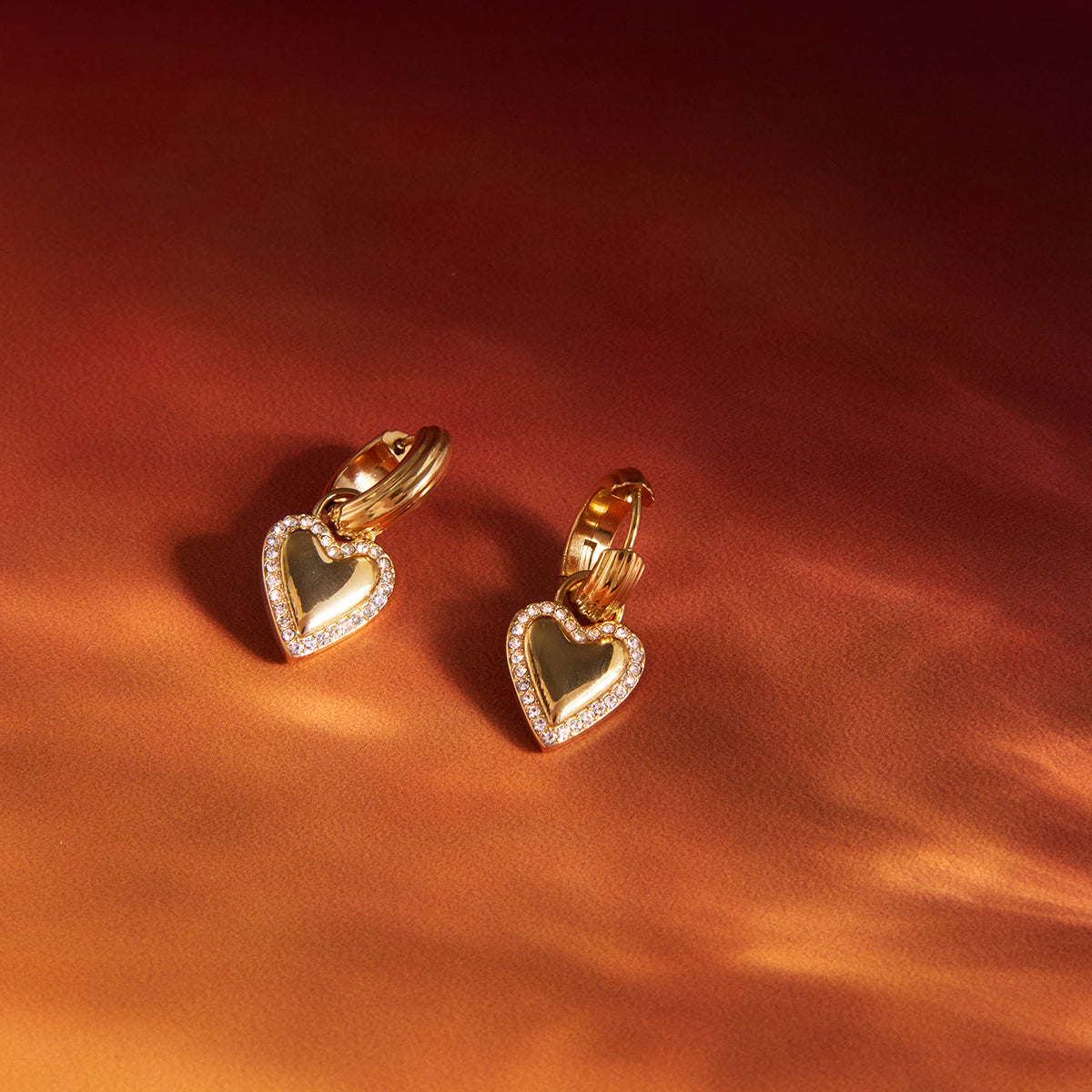 Honey Heart Earrings