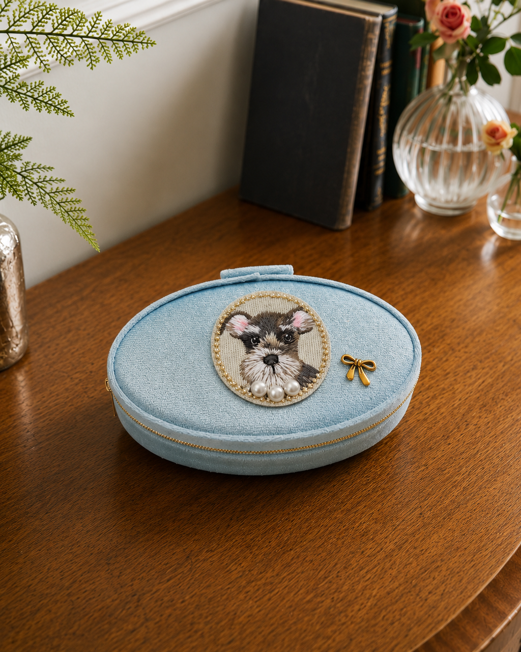 Paws & Pearls Jewelry Case