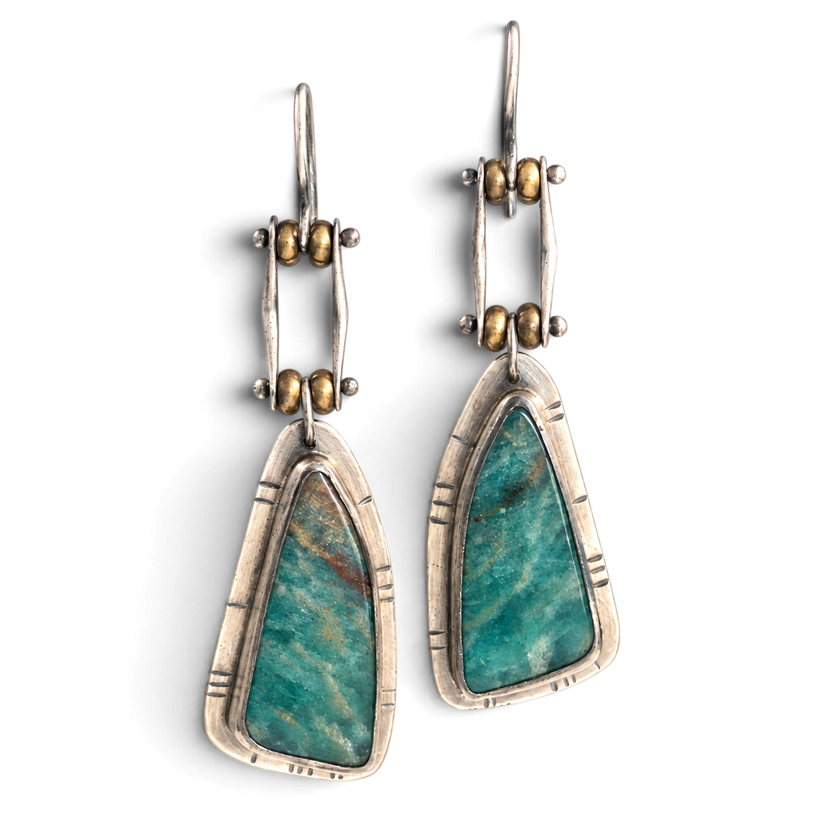 Coralie Earrings | Orange Agate Drop Earrings