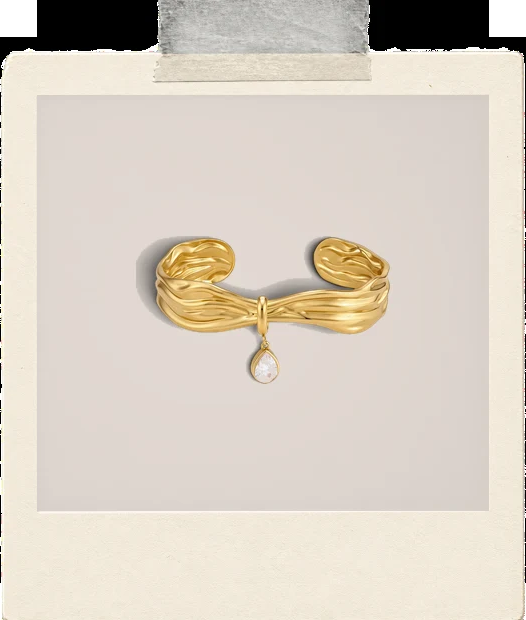 Solenne Bracelet | Sculptural Gold Bracelet