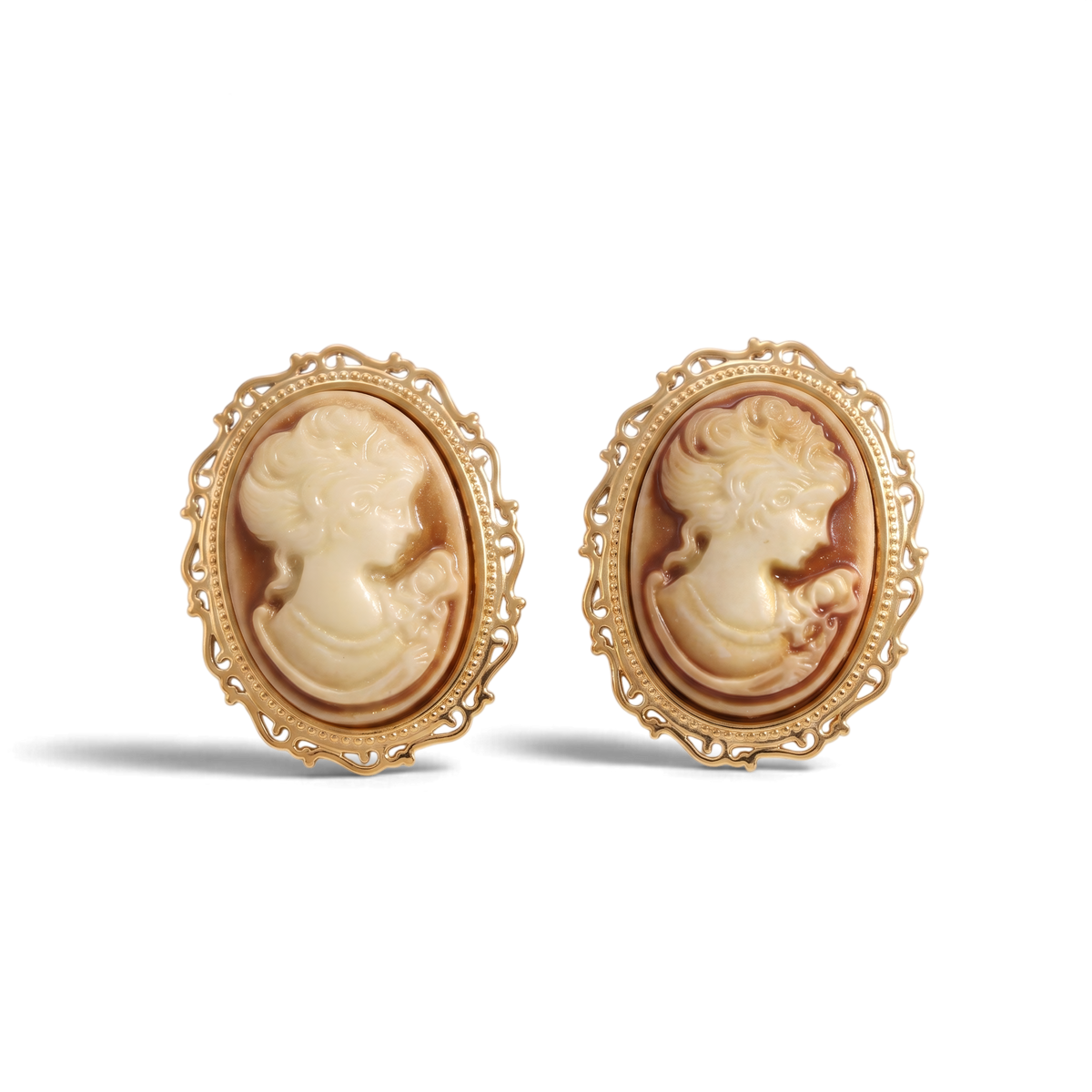 Marceline Earrings | Cameo Statement Earrings