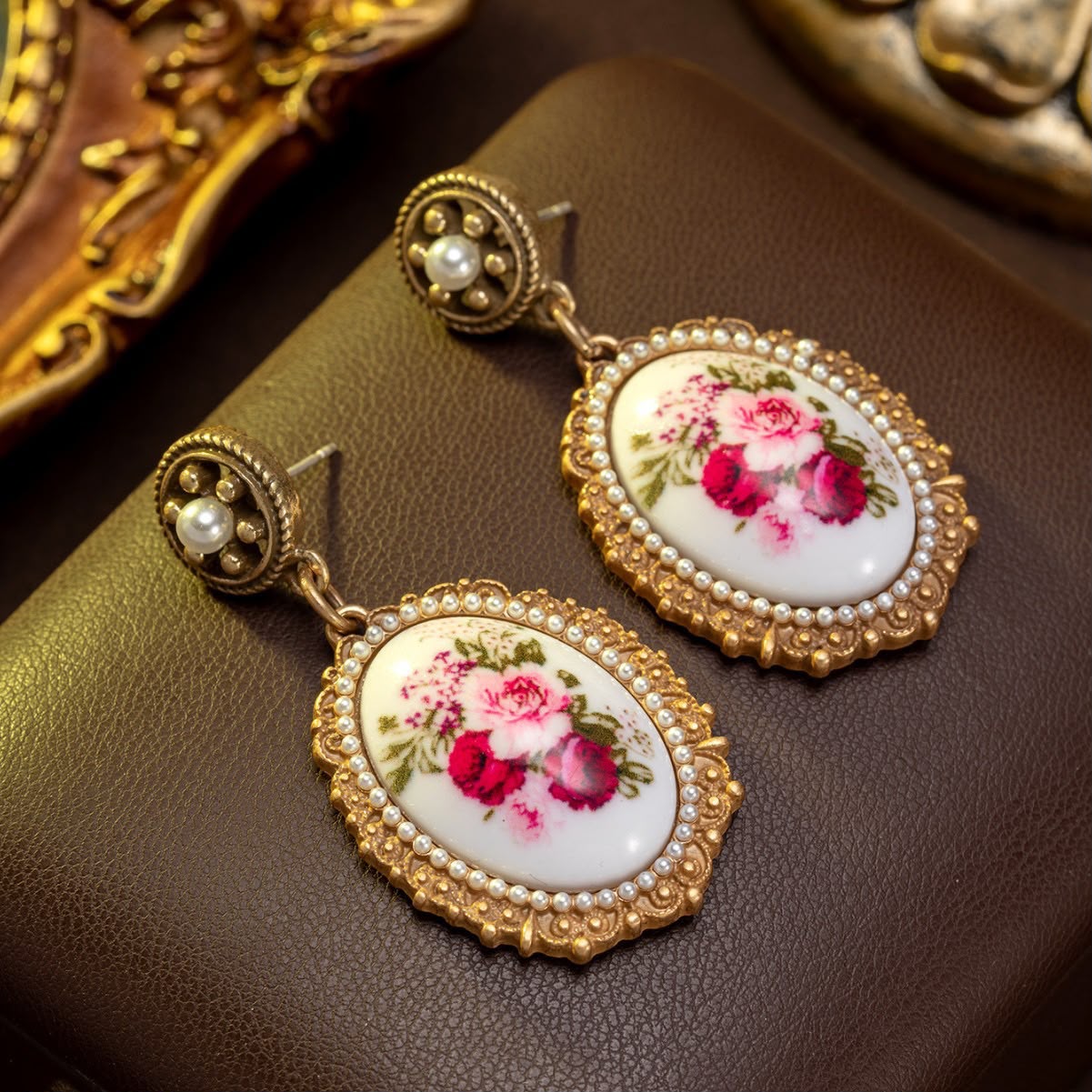 Rose Earrings