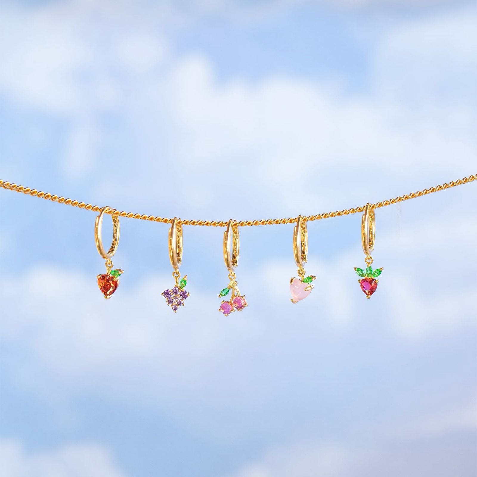 Fruit Charm Huggies Stack
