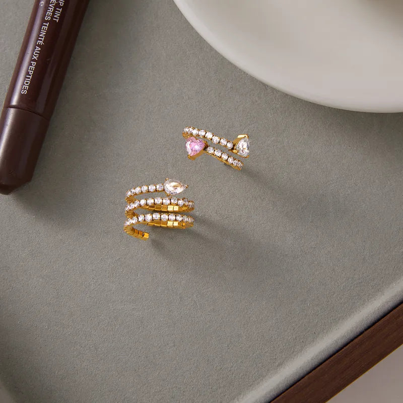 Moonlit Pearl Stack Ring