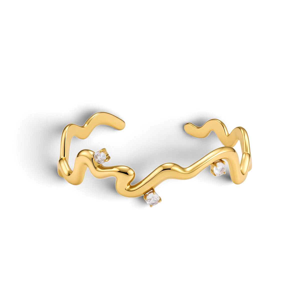 Isolde Bracelet | Wavy Bracelet transparent background image