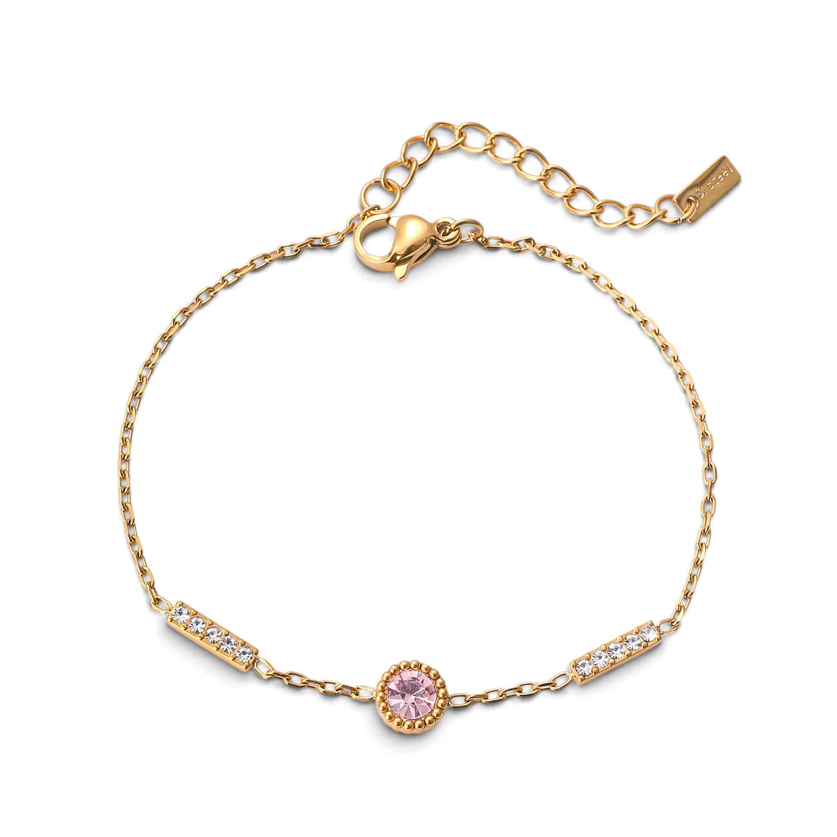 Liora Bracelet | Delicate Chain Bracelet transparent background image