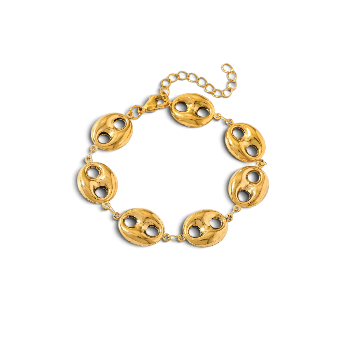 Orielle Bracelet | Coin Charm Bracelet transparent background image