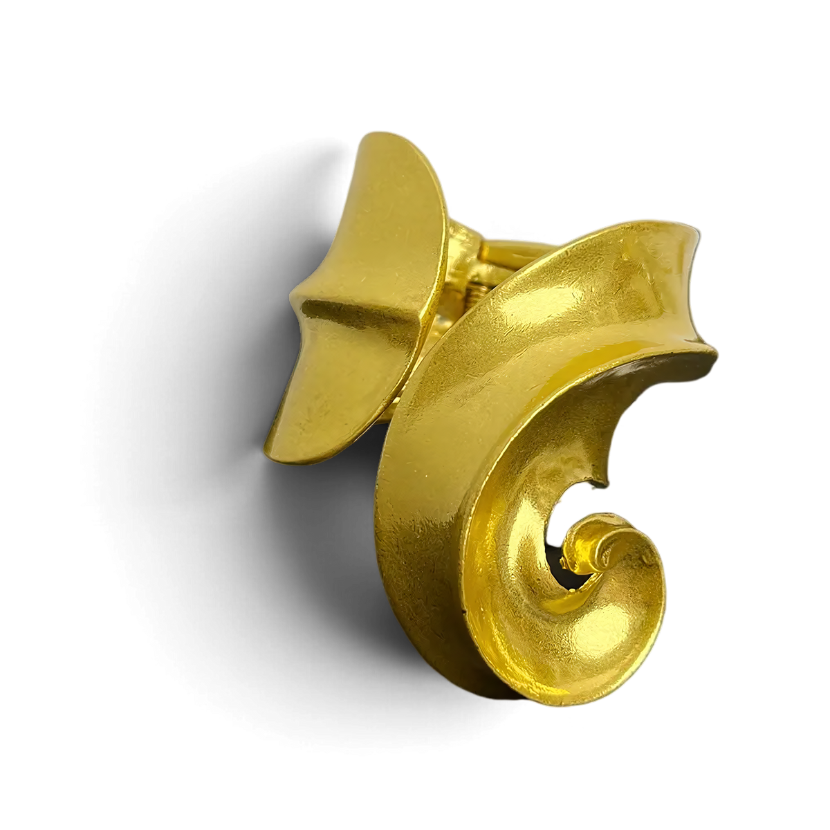 Colette Bracelet | Gold Sculptural Bracelet transparent background image