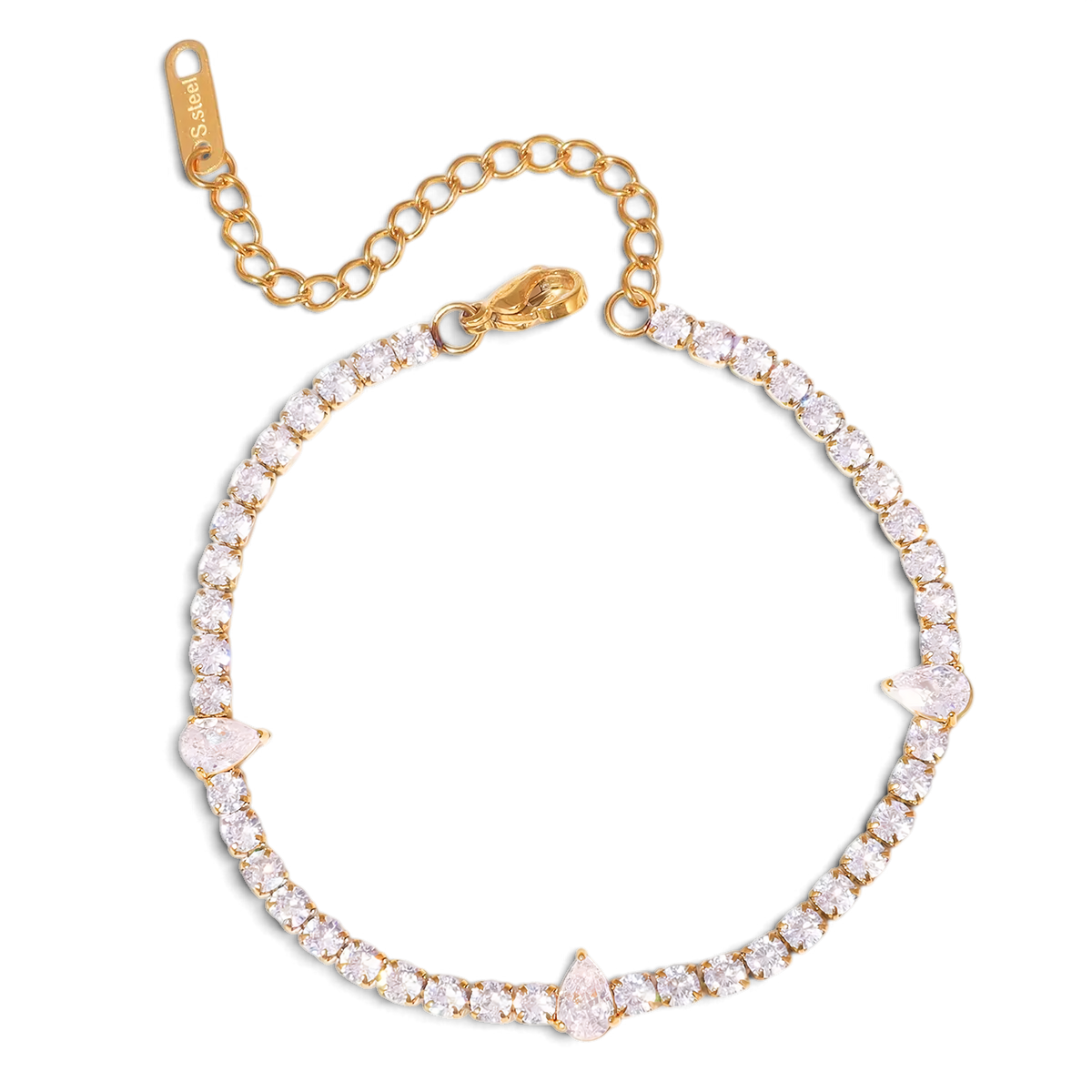Jolie Bracelet | Pearl Chain Bracelet transparent background image