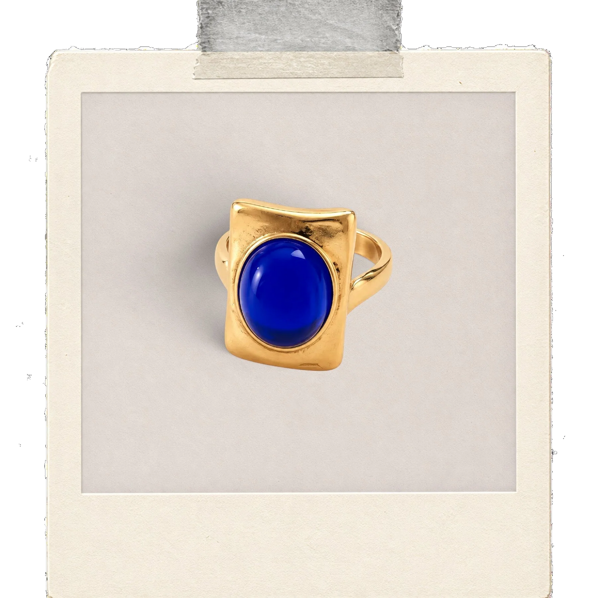Crystal Round Solitaire Ring