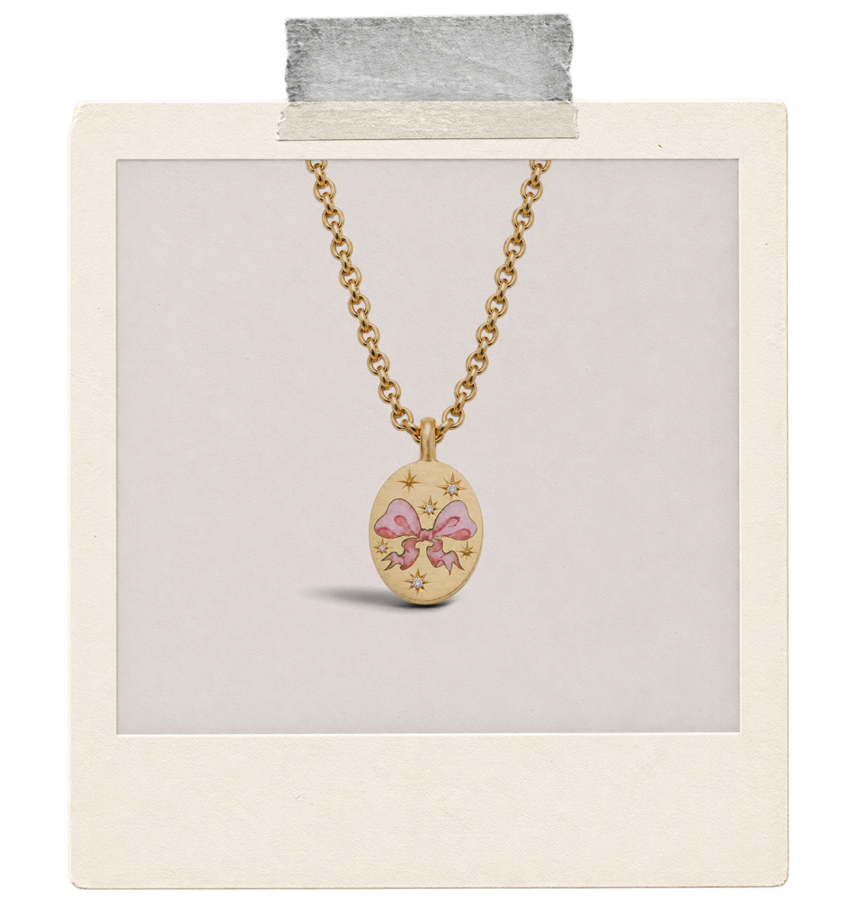 Flutterby Celestial Butterfly Pendant Necklace — Pink
