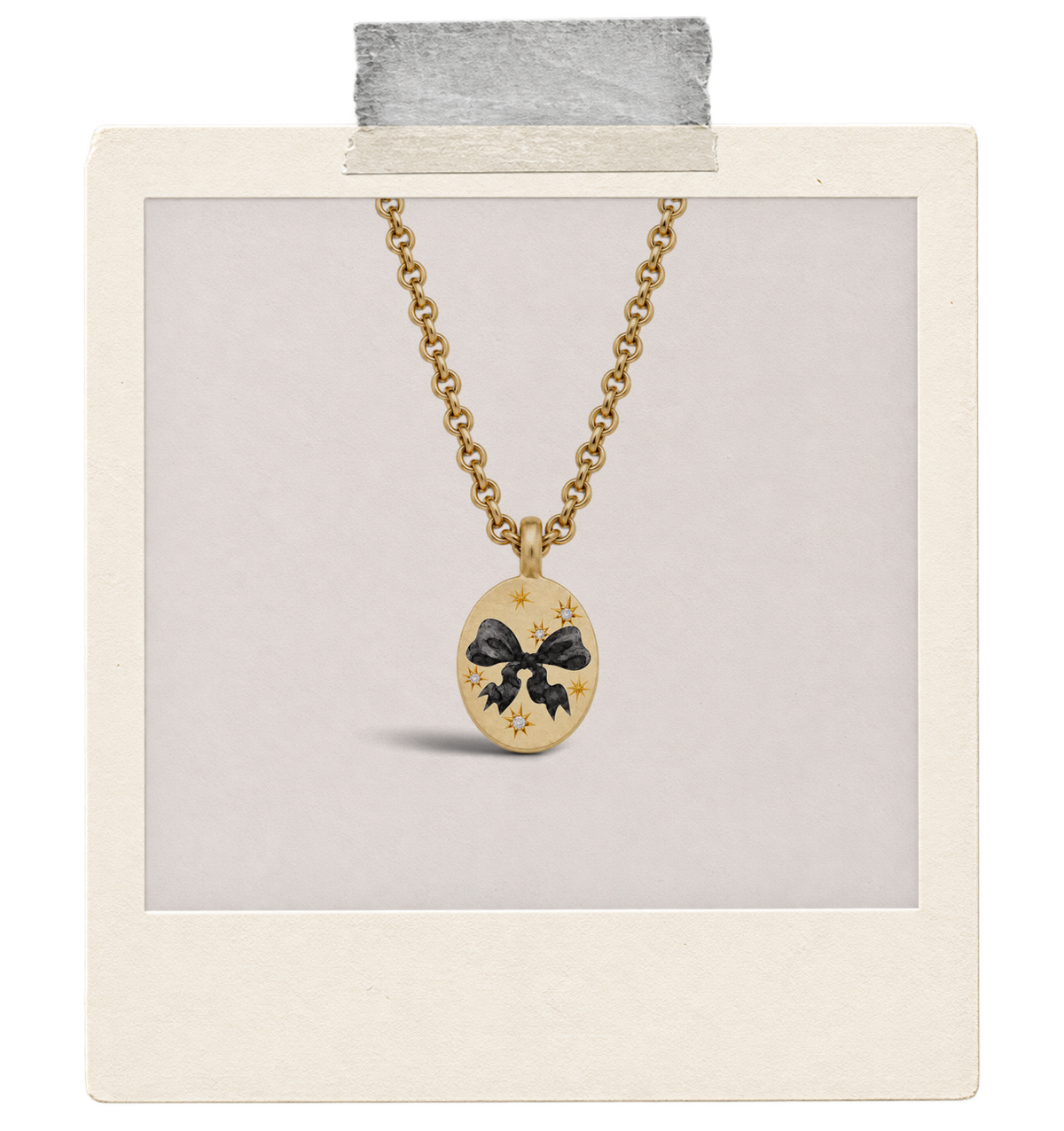 Flutterby Celestial Butterfly Pendant Necklace — Black