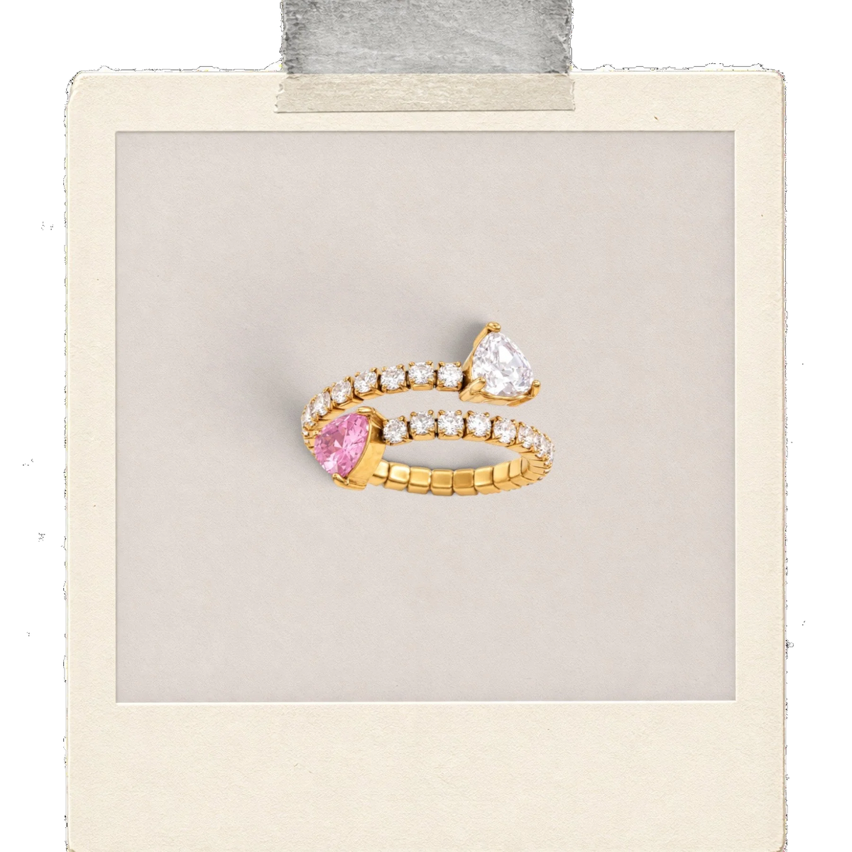 Moonlit Pearl Stack Ring