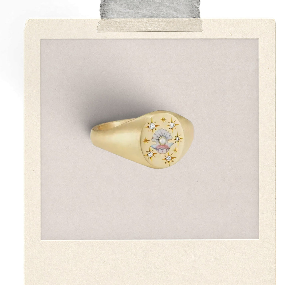Petal Promise Floral Signet Ring